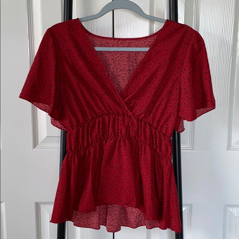 SHEIN fluff blouse